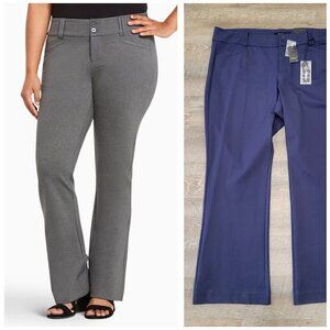 NWT TORRID | All-Nighter Pant Slim Boot Trouser Noir Collection | Sz. 26